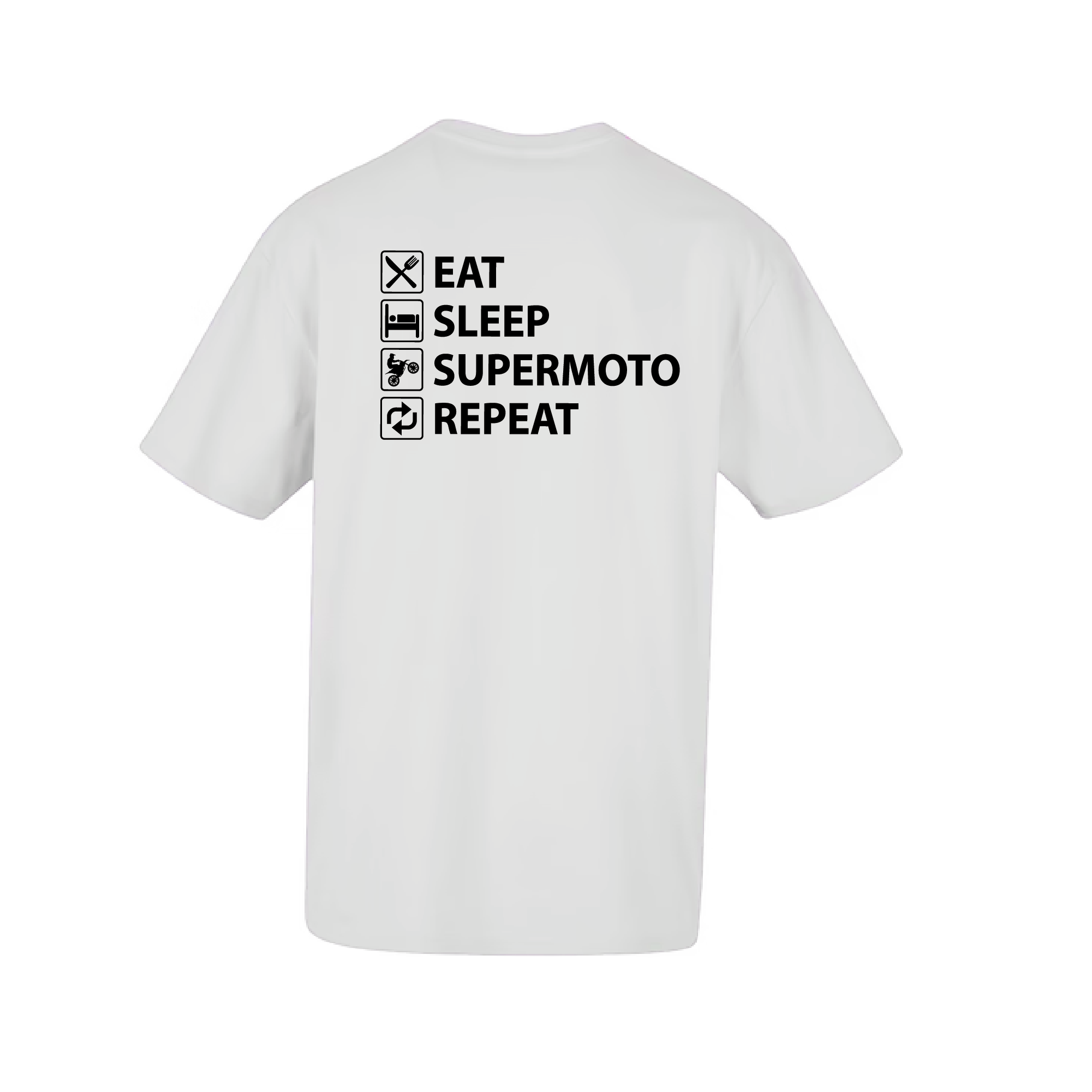 Eat Sleep Supermoto Repeat T-Shirt