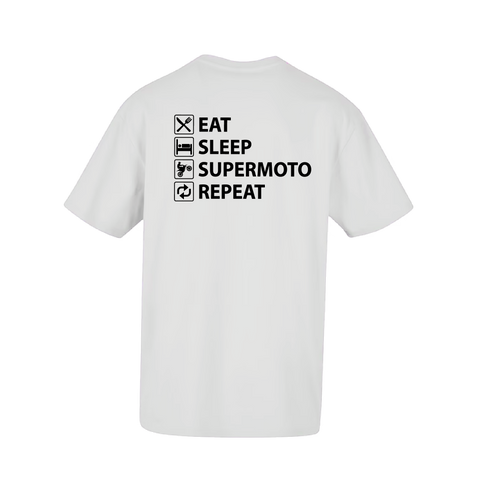 Eat Sleep Supermoto Repeat T-Shirt