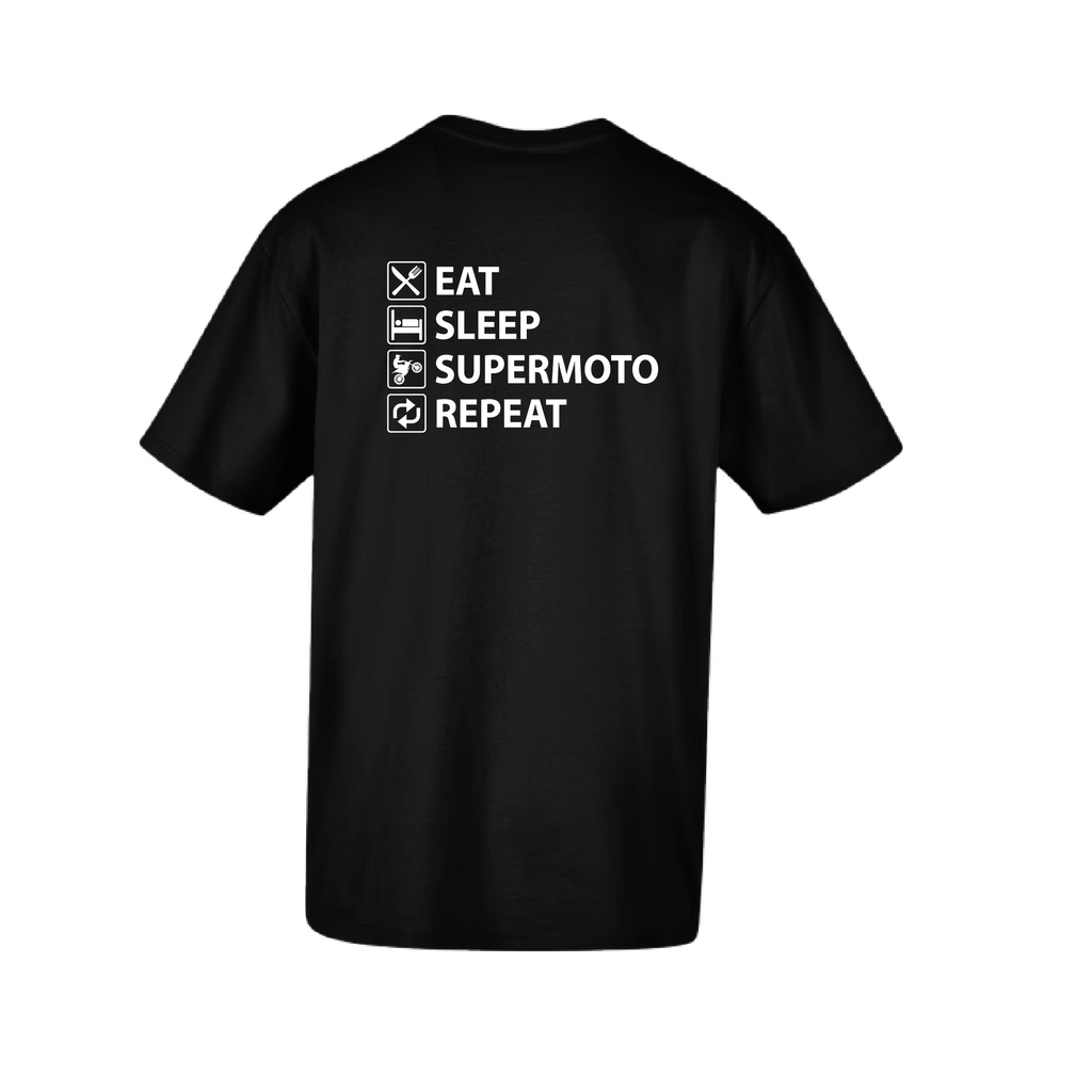 Eat Sleep Supermoto Repeat T-Shirt