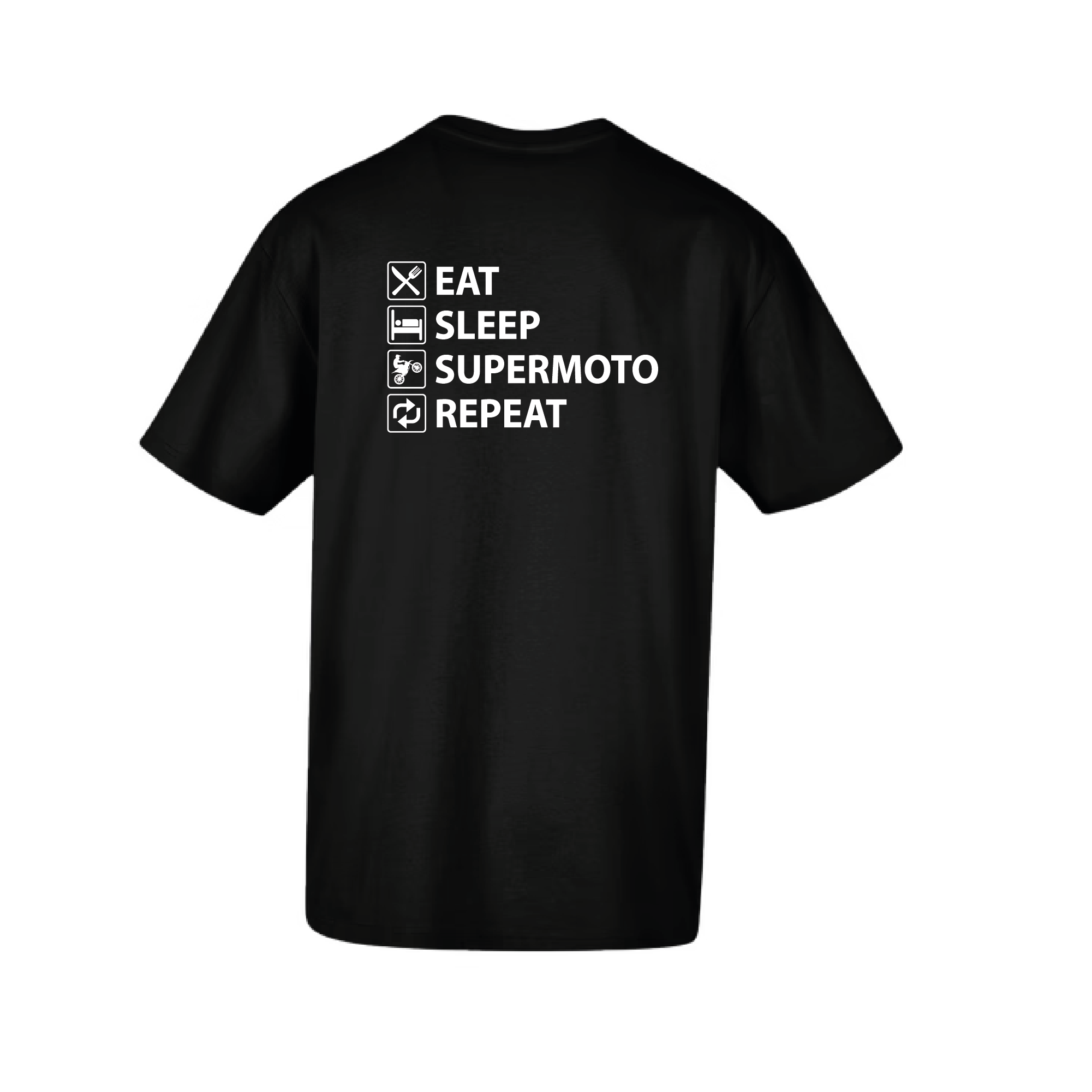 Eat Sleep Supermoto Repeat T-Shirt